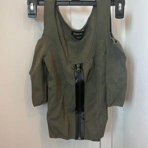 Off the shoulder Bebe top